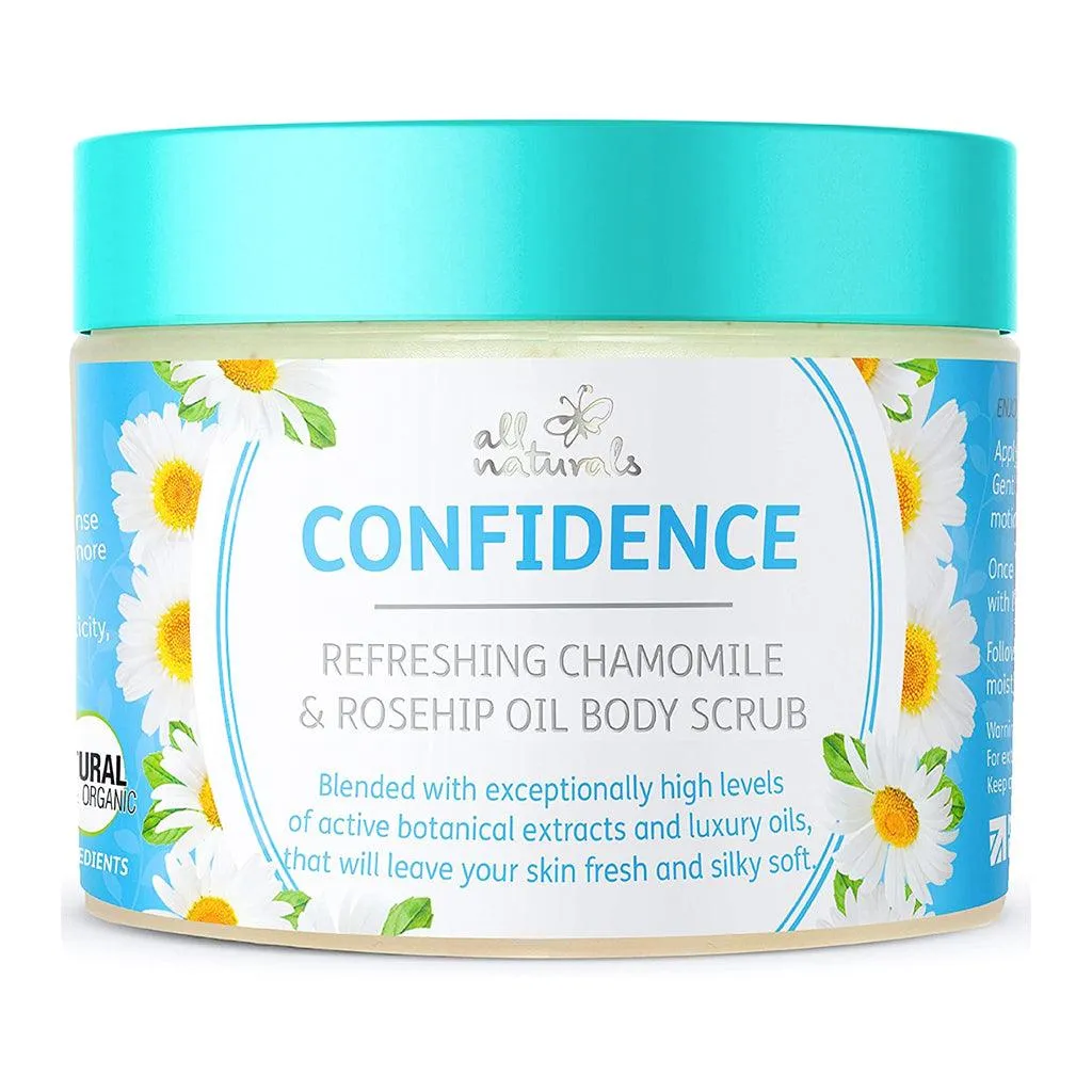 All Naturals Confidence - Refreshing Chamomile & Rosehip Oil Body Scrub 400g