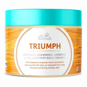All Naturals Triumph - Cedarwood, Andiroba & Collagen Body Scrub For Men 400g