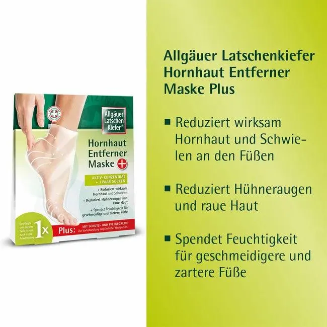 Allgäu mountain pine callus remover mask plus