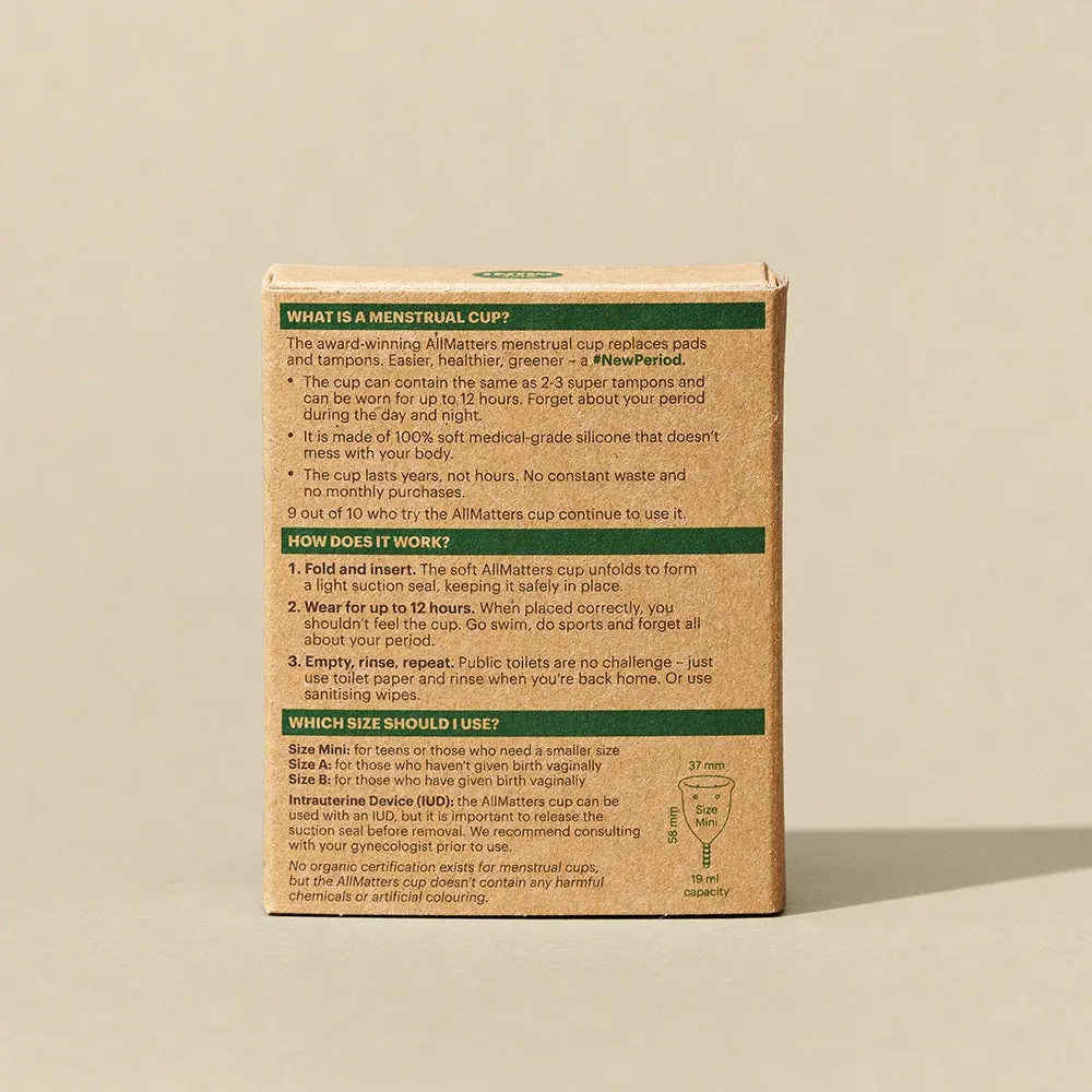 ALLMATTERS Menstrual Cup - Size A (Small)