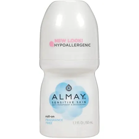 Almay Roll-On Antiperspirant & Deodorant Fragrance Free - 1.7 oz