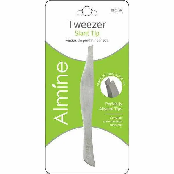 Almine: Slant Tip Tweezers #6208