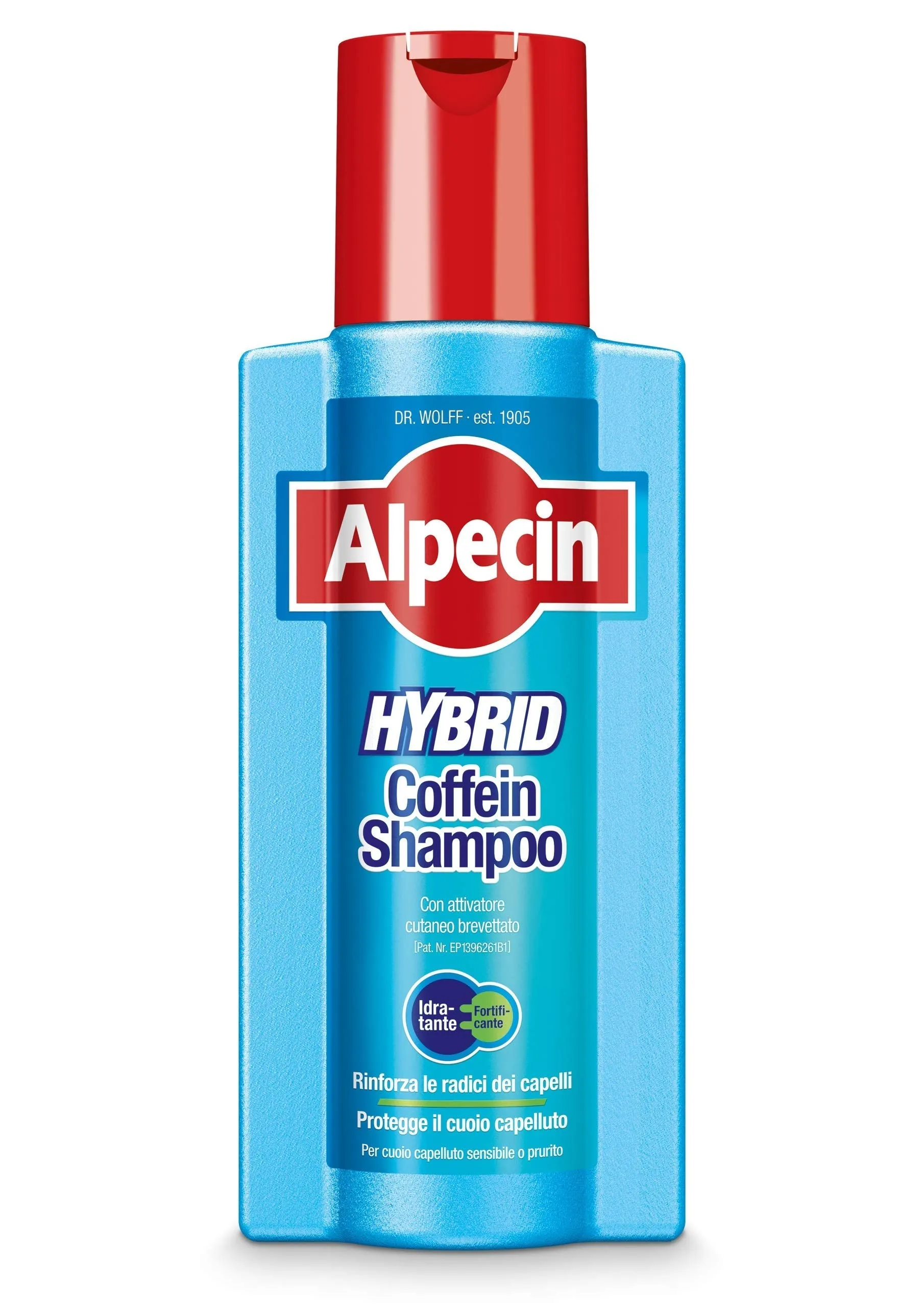 Alpecin Hybrid Shampoo 250ml | Shampoo for natural hair growth for sensitive and dry scalp | Hair loss shampoo for man hair