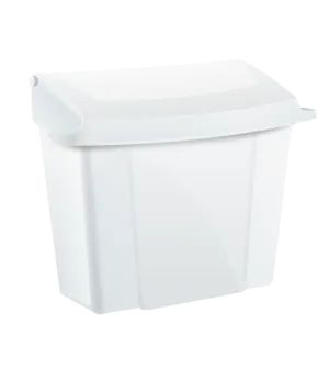 Alpine Industries ALP451-WHI Sanitary Napkin Receptacle, White