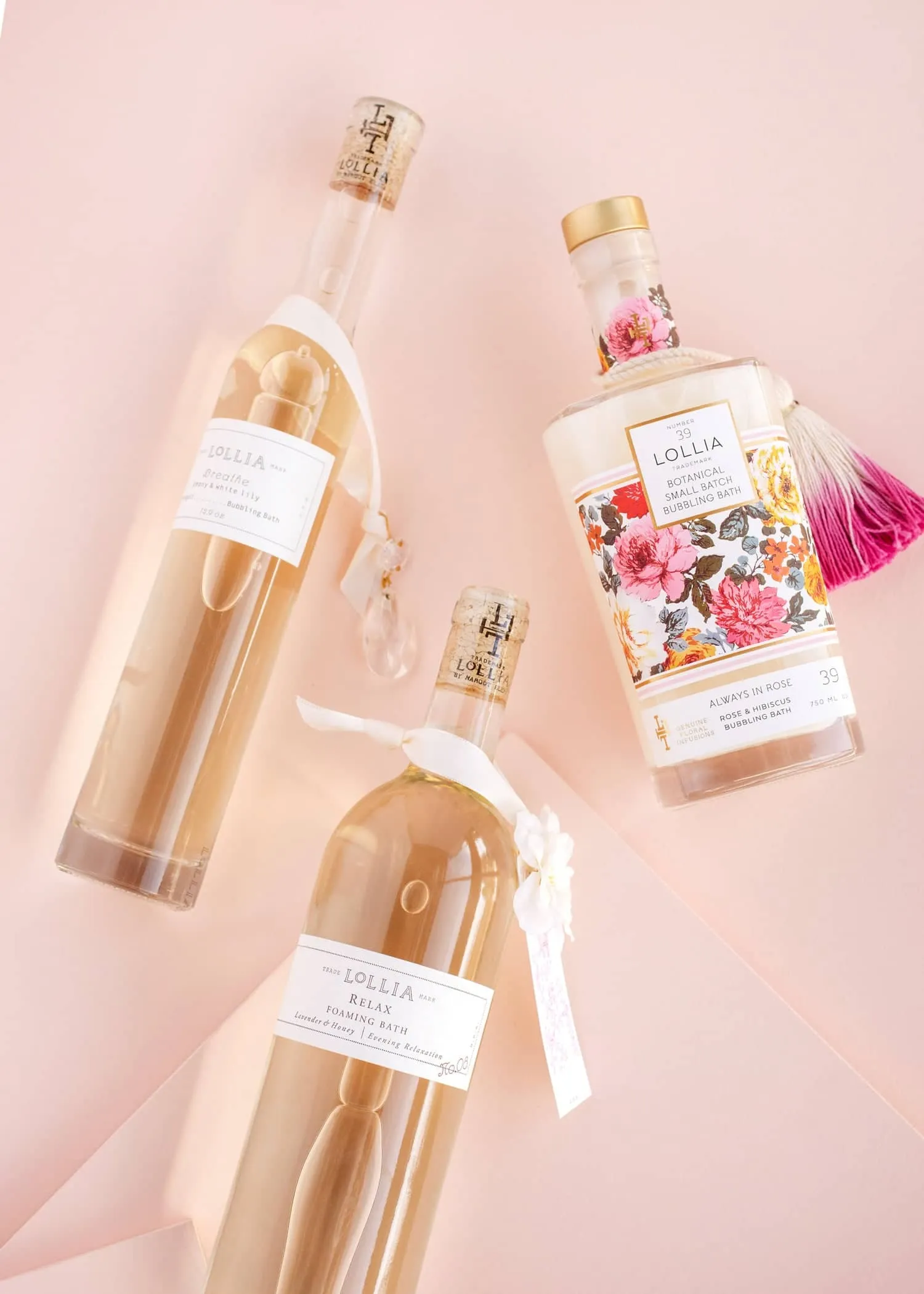 Always In Rose, Breathe and Relax Bubble Bath Trio