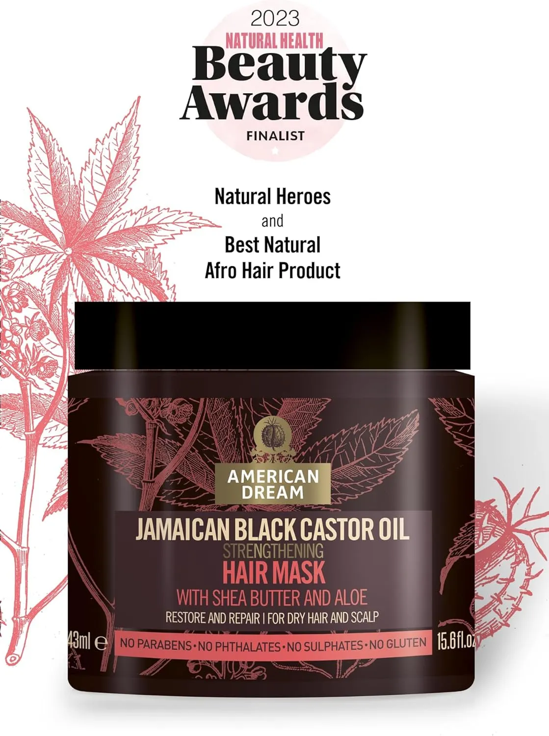 American Dream Jamaican Black Castor Oil Strengthening Hair Mask 443ml