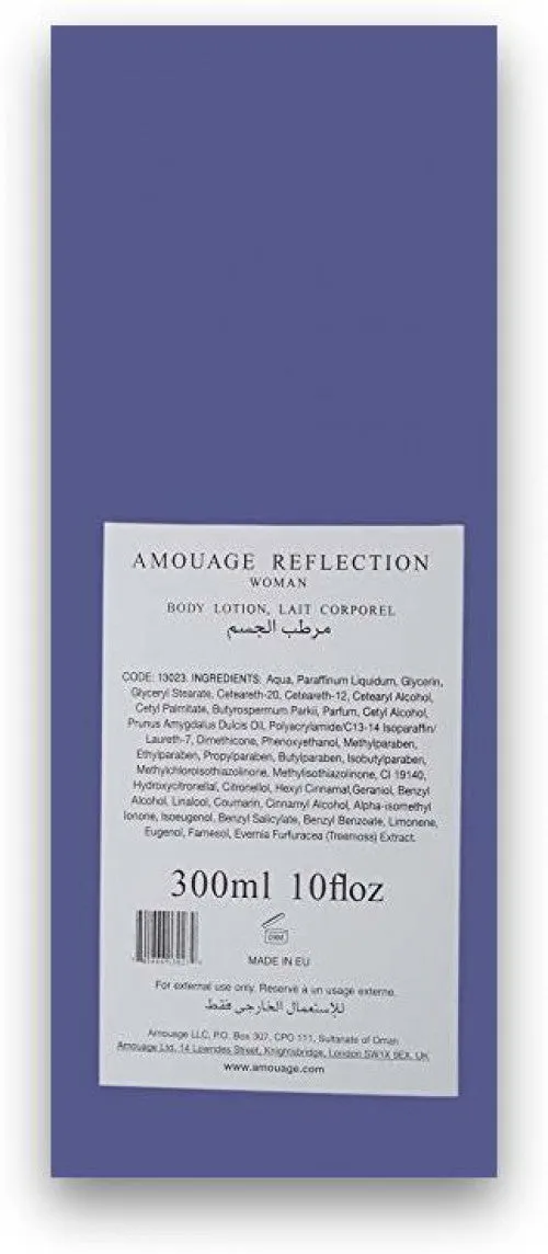 Amouage Reflection Body Lotion 10oz/300ml New In Box