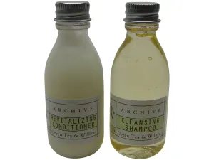 Archive Green Tea & Willow Cleansing Shampoo and Conditioner lot of 12 Bottles 6 of Each 1.5oz