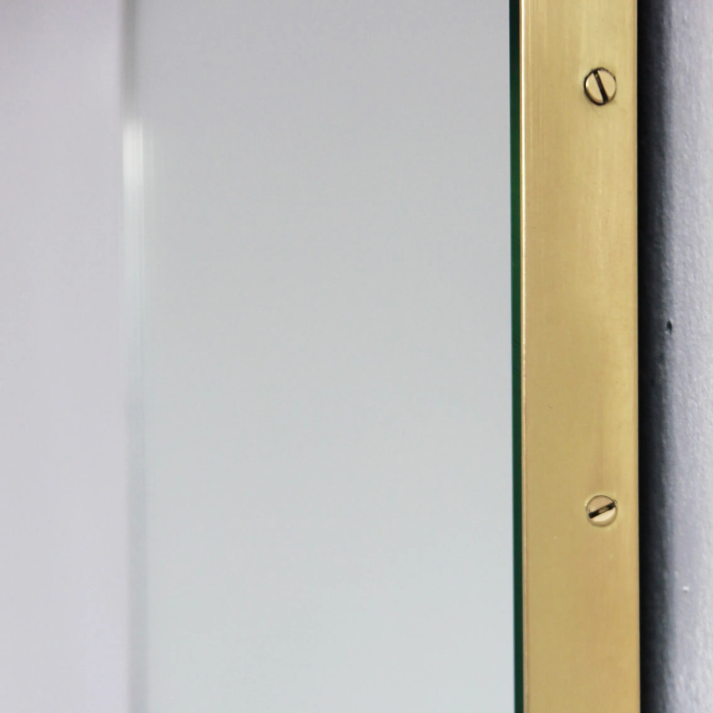 Arcus™ Arch shaped Modern Mirror with a Brass Frame