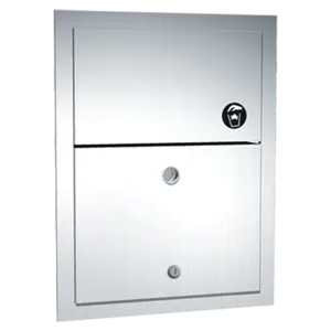 ASI 0473-1 Sanitary Napkin Disposal - Recessed With Lock