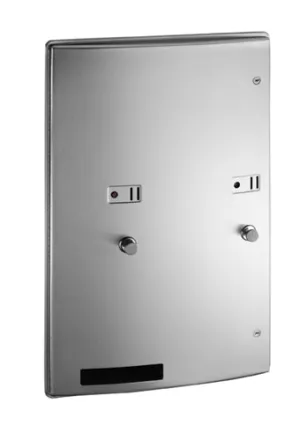 ASI 204684-25 Roval Recessed Sanitary Napkin & Tampon Dispenser