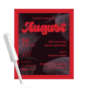 August Super Tampons, 16 ct