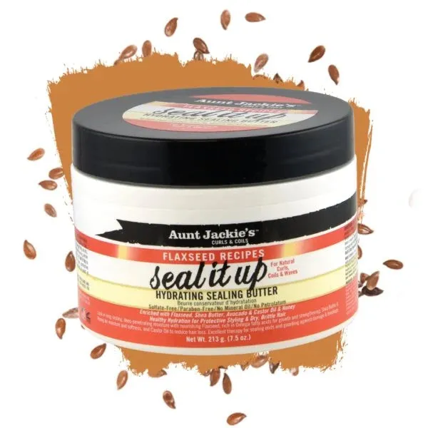 Aunt Jackie's Flaxseed Recipes Seal It Up Hydrating Sealing Butter 213g