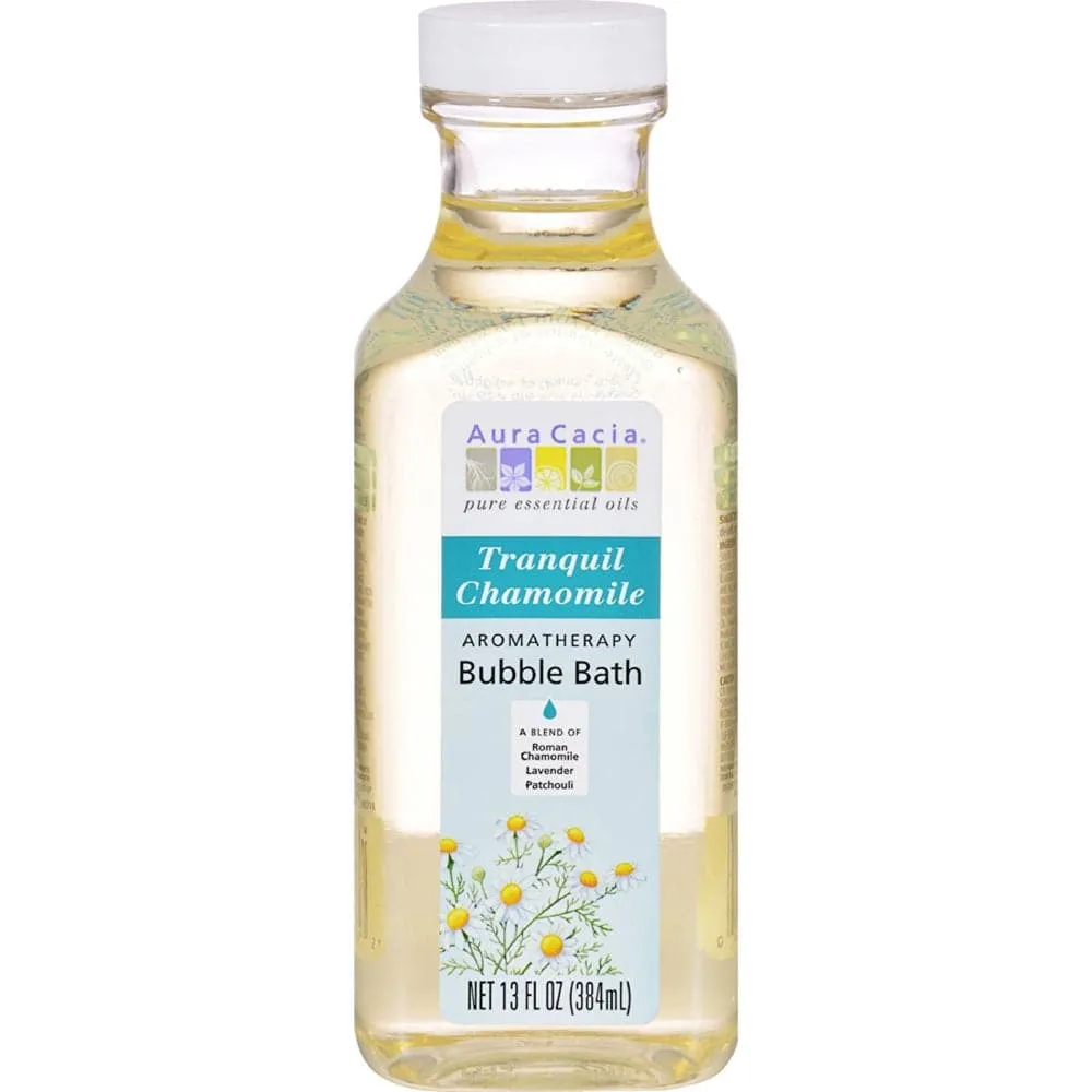 Aura Cacia - Aromatherapy Bubble Bath Tranquil Chamomile, 13 fl oz