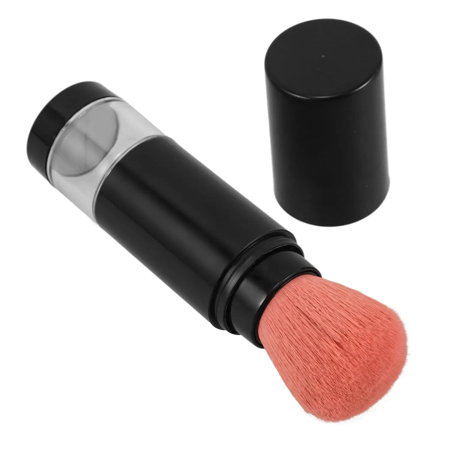 Automatic Powder Spray Brush with Soft Bristles Portable Makeup Tool for Quick Touch Ups for Foundation and Highlighter Application the Go