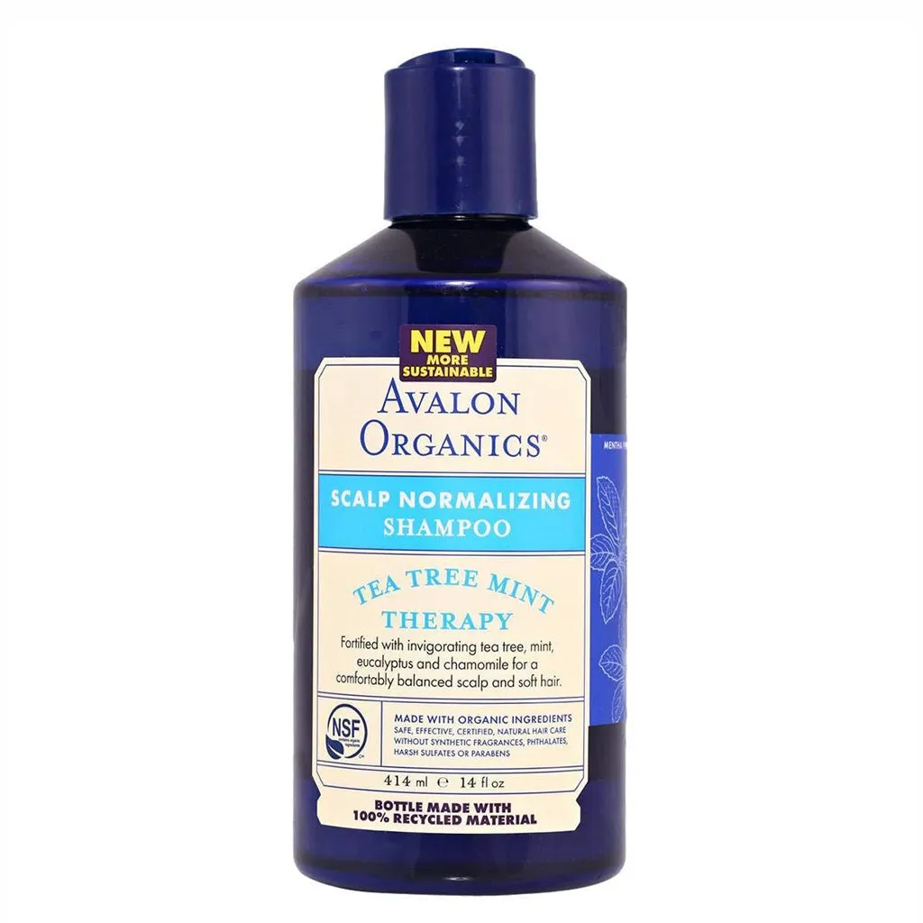 Avalon Organics Active Scalp Normalising Shampoo Tea Tree Mint