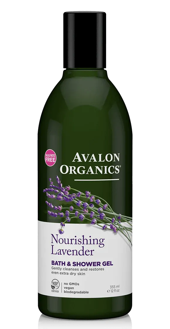 AVALON ORGANIZERS Nurishing Lavender Bath & Shower Gel غسول الجسم