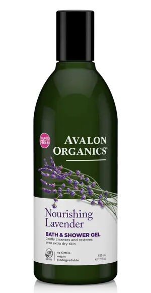 AVALON ORGANIZERS Nurishing Lavender Bath & Shower Gel غسول الجسم