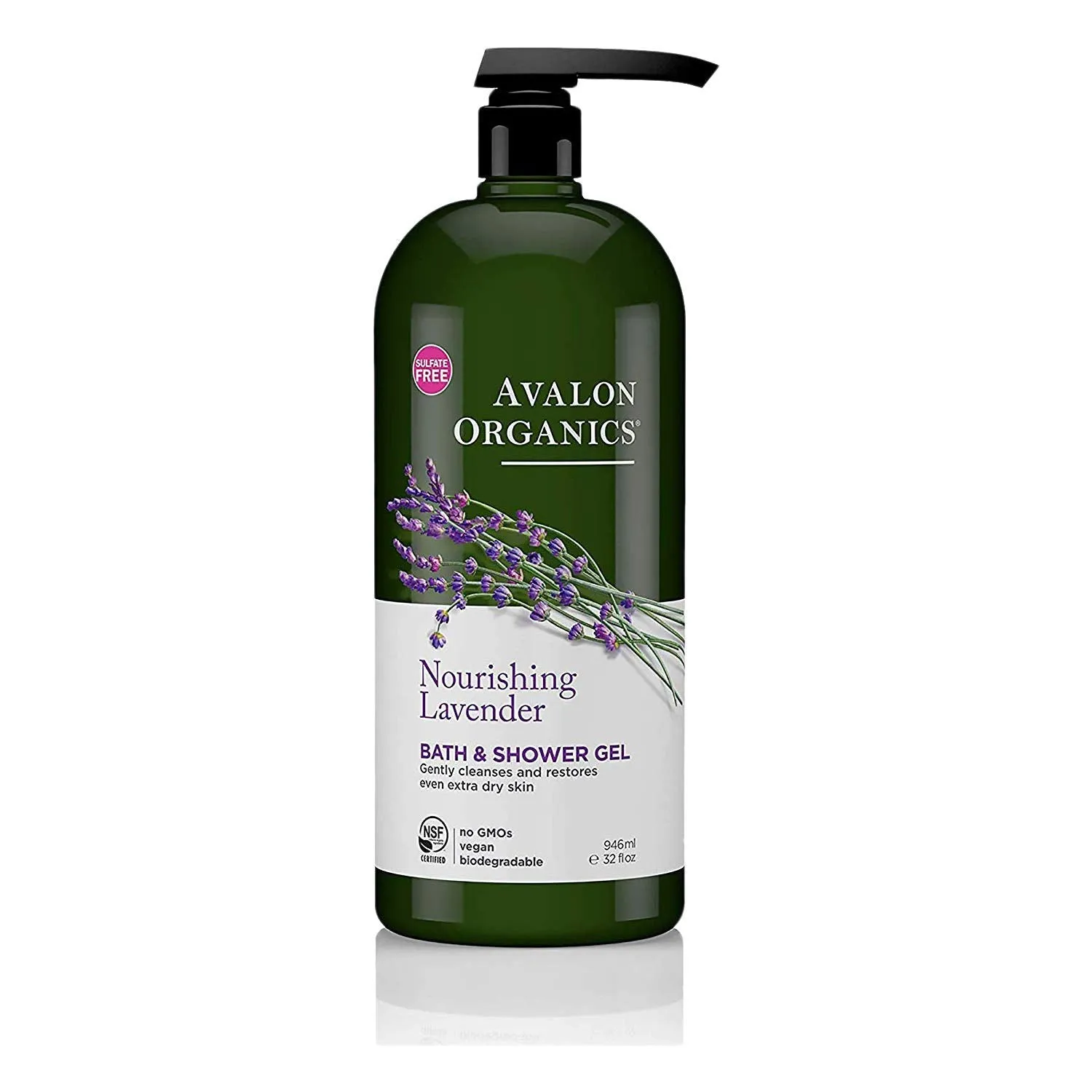 AVALON ORGANIZERS Nurishing Lavender Bath & Shower Gel غسول الجسم
