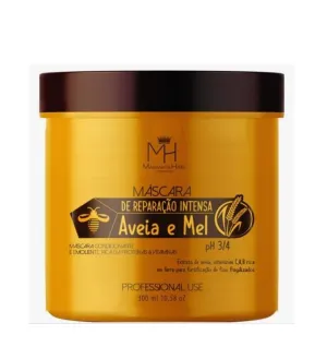 Aveia Mel Oat Honey Protein Conditioning Emollience Mask 300g - Maranata Hair