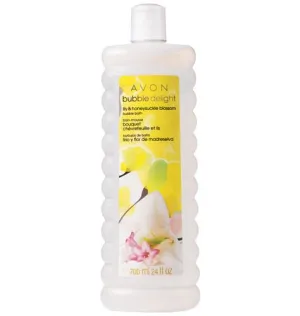 Avon Bubble Delight Lily & Honeysuckle Blossom Bubble Bath 700ml.