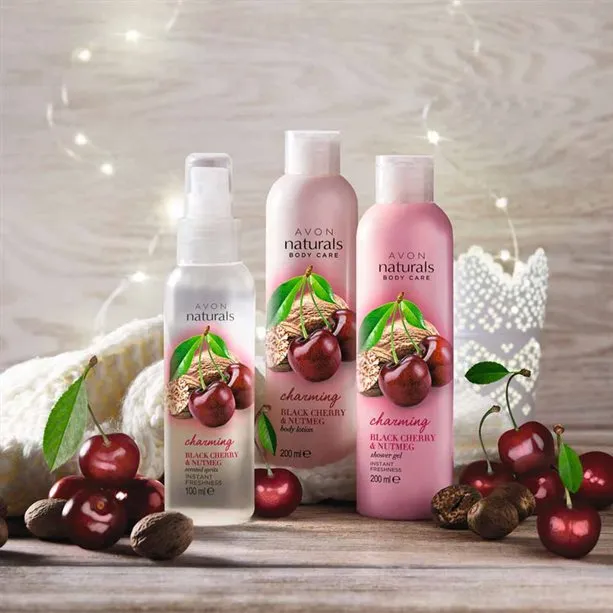 Avon Naturals Black Cherry & Nutmeg Body Lotion - 200ml