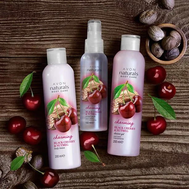 Avon Naturals Black Cherry & Nutmeg Body Lotion - 200ml