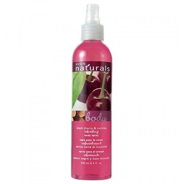 Avon Naturals Black Cherry & Nutmeg Body Spray 250ml