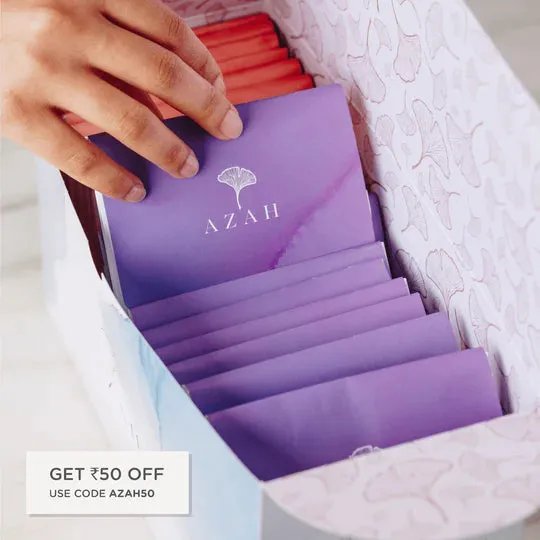 Azah Box of 12 Pads All Regular
