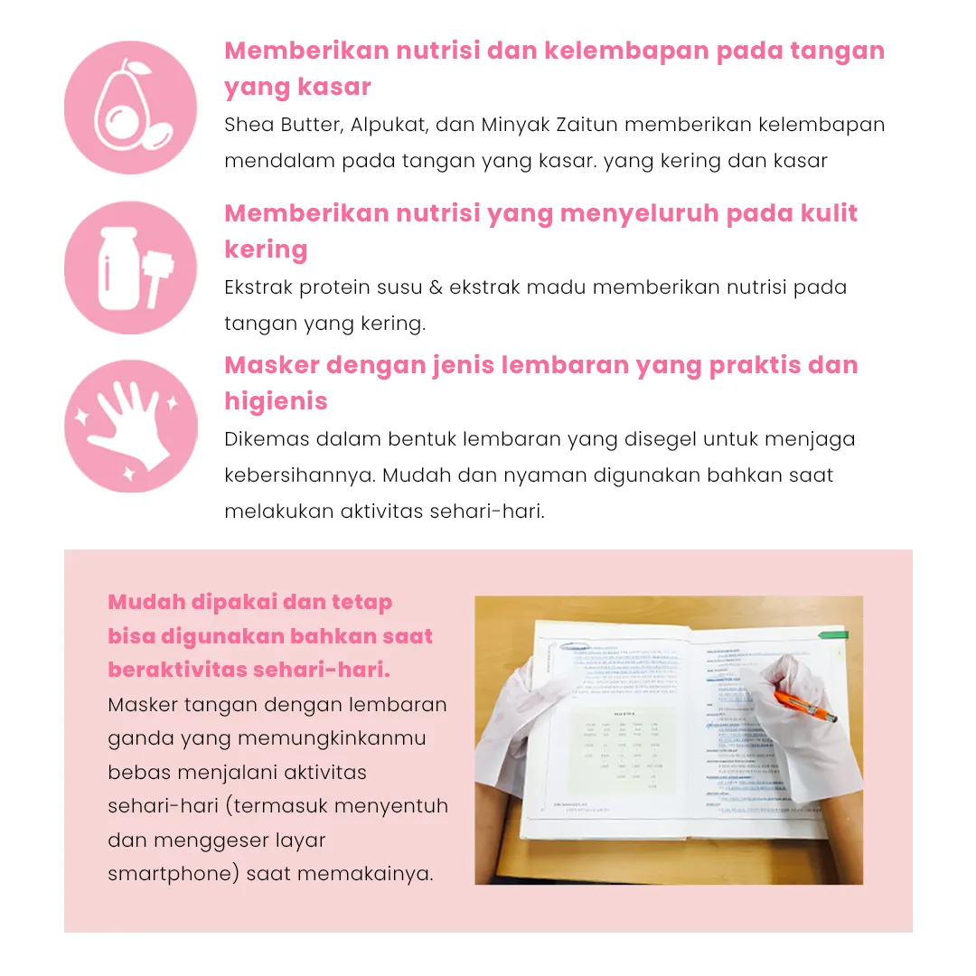 Baby Silky Hand Mask Sheet | Masker Tangan