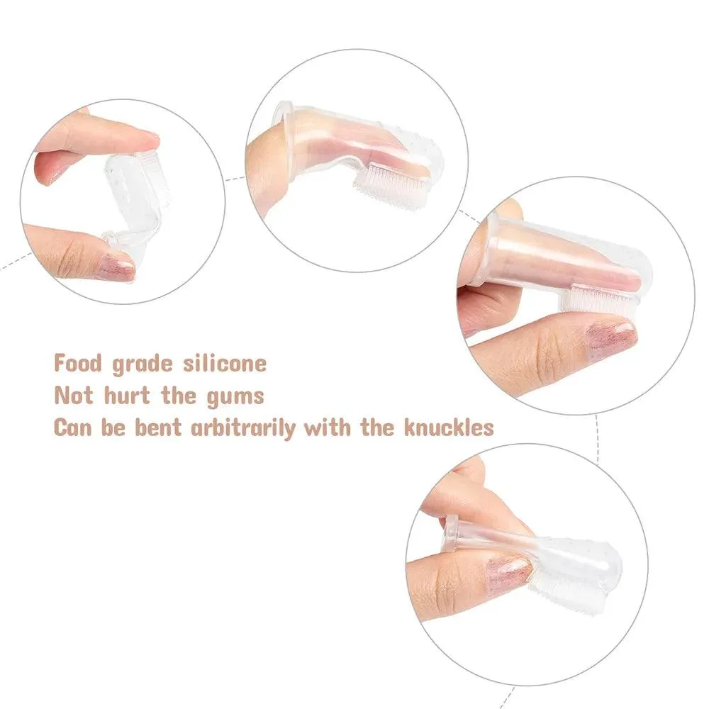 Baby Soft Silicone Doughnut Sensory Toothbrush Tool