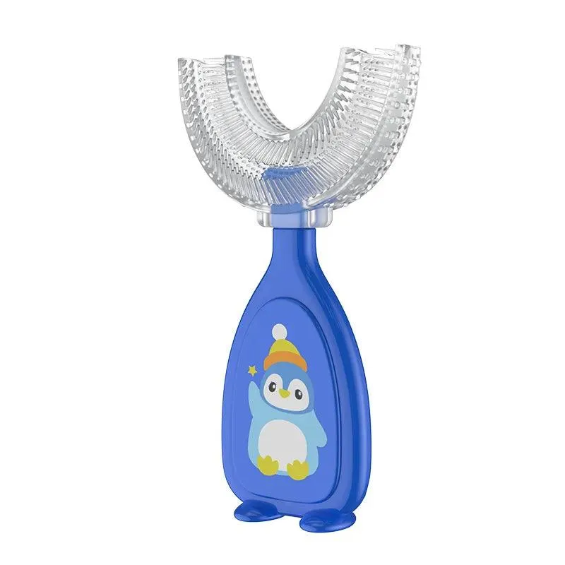 Baby Soft Silicone Doughnut Sensory Toothbrush Tool