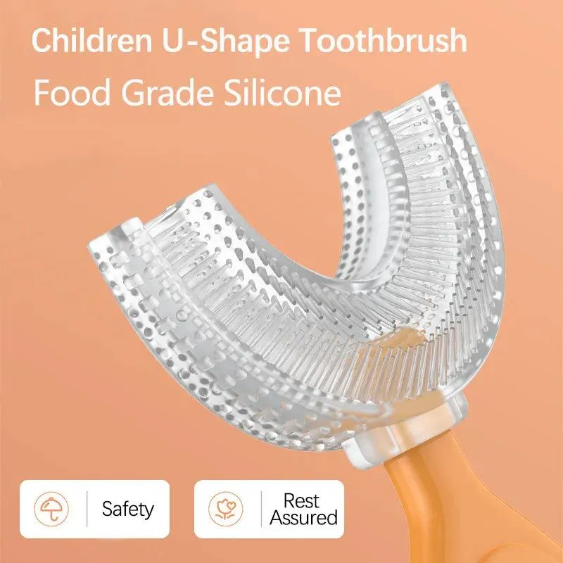 Baby Soft Silicone Doughnut Sensory Toothbrush Tool