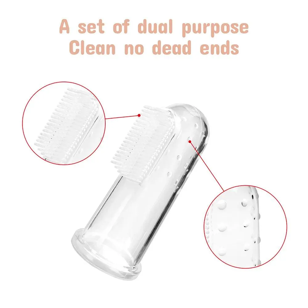 Baby Soft Silicone Doughnut Sensory Toothbrush Tool