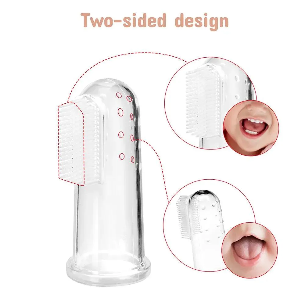 Baby Soft Silicone Doughnut Sensory Toothbrush Tool