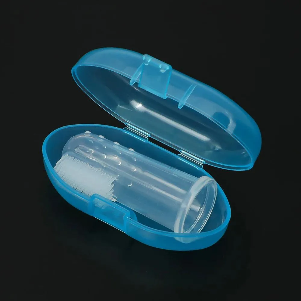Baby Soft Silicone Doughnut Sensory Toothbrush Tool