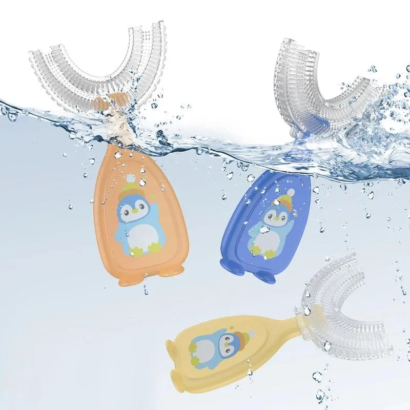 Baby Soft Silicone Doughnut Sensory Toothbrush Tool