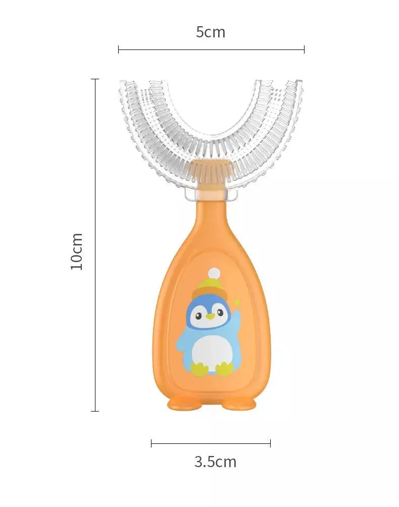 Baby Soft Silicone Doughnut Sensory Toothbrush Tool