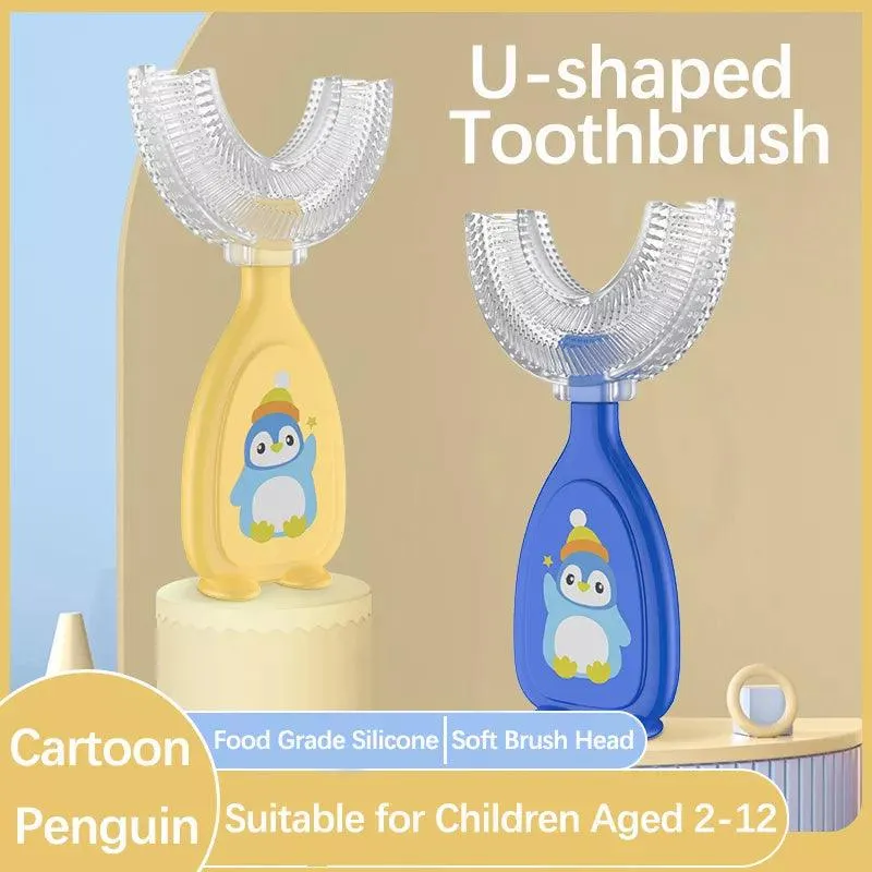 Baby Soft Silicone Doughnut Sensory Toothbrush Tool