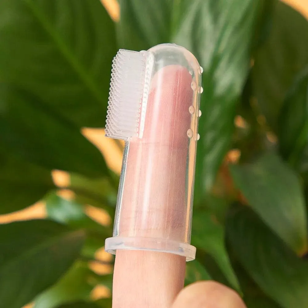 Baby Soft Silicone Doughnut Sensory Toothbrush Tool