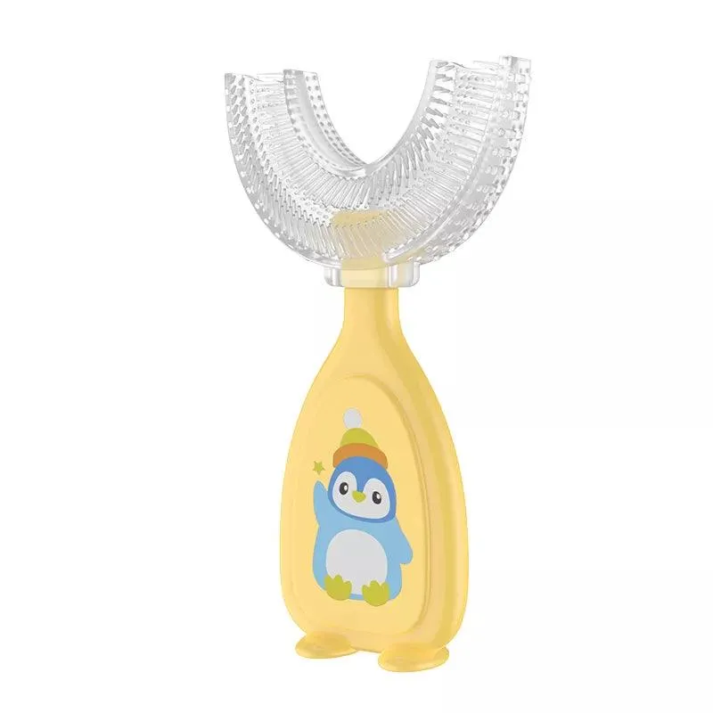 Baby Soft Silicone Doughnut Sensory Toothbrush Tool