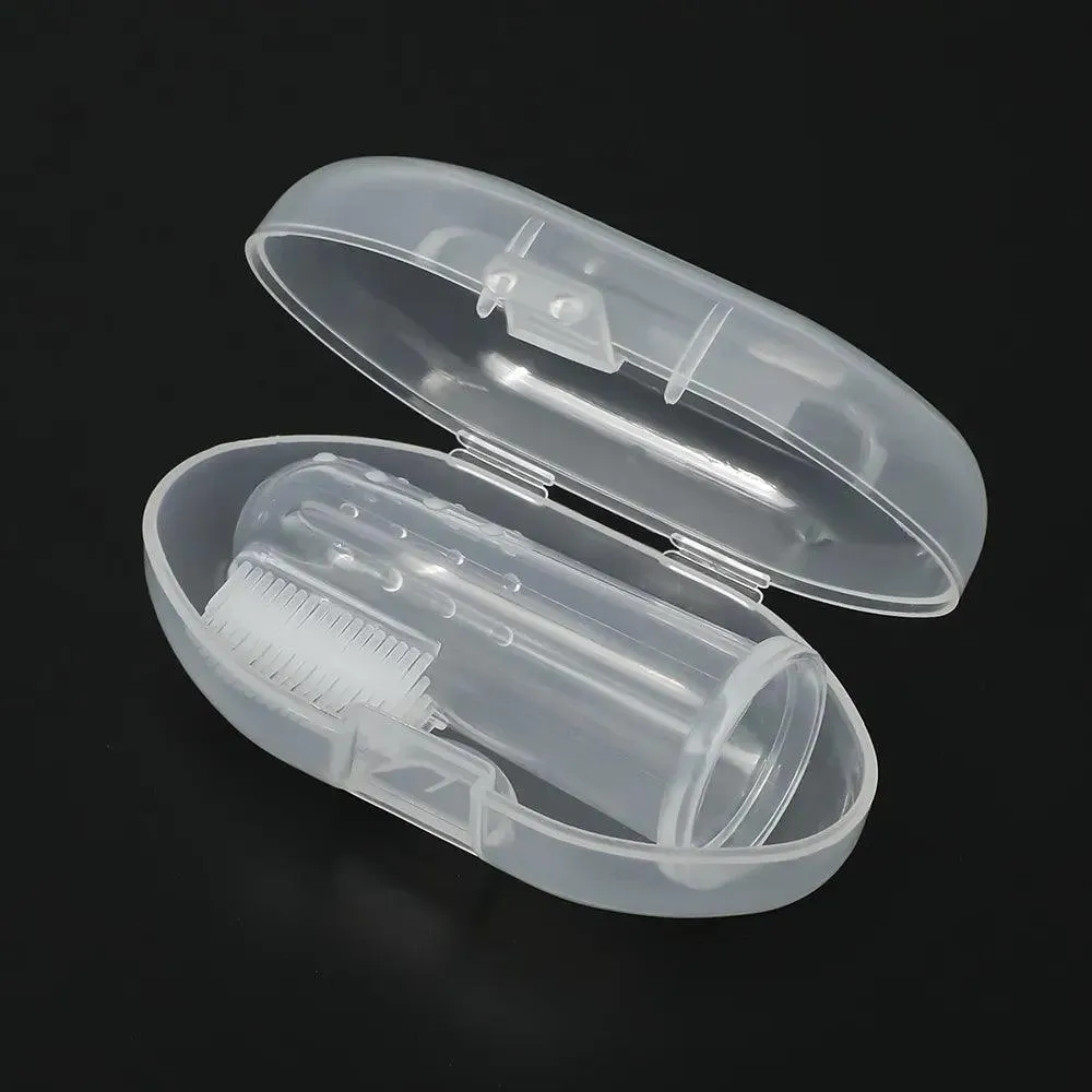 Baby Soft Silicone Doughnut Sensory Toothbrush Tool