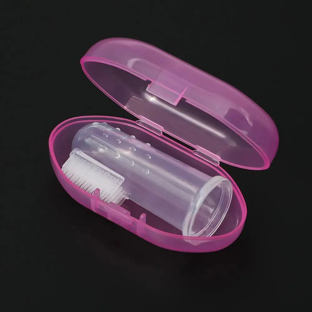 Baby Soft Silicone Doughnut Sensory Toothbrush Tool