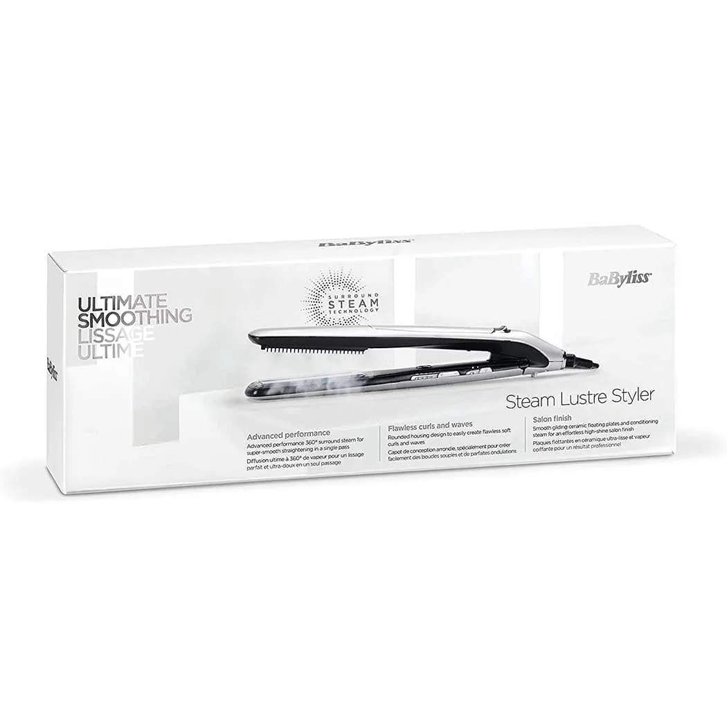 BaByliss Straightener Steam Luster Styler 36mm