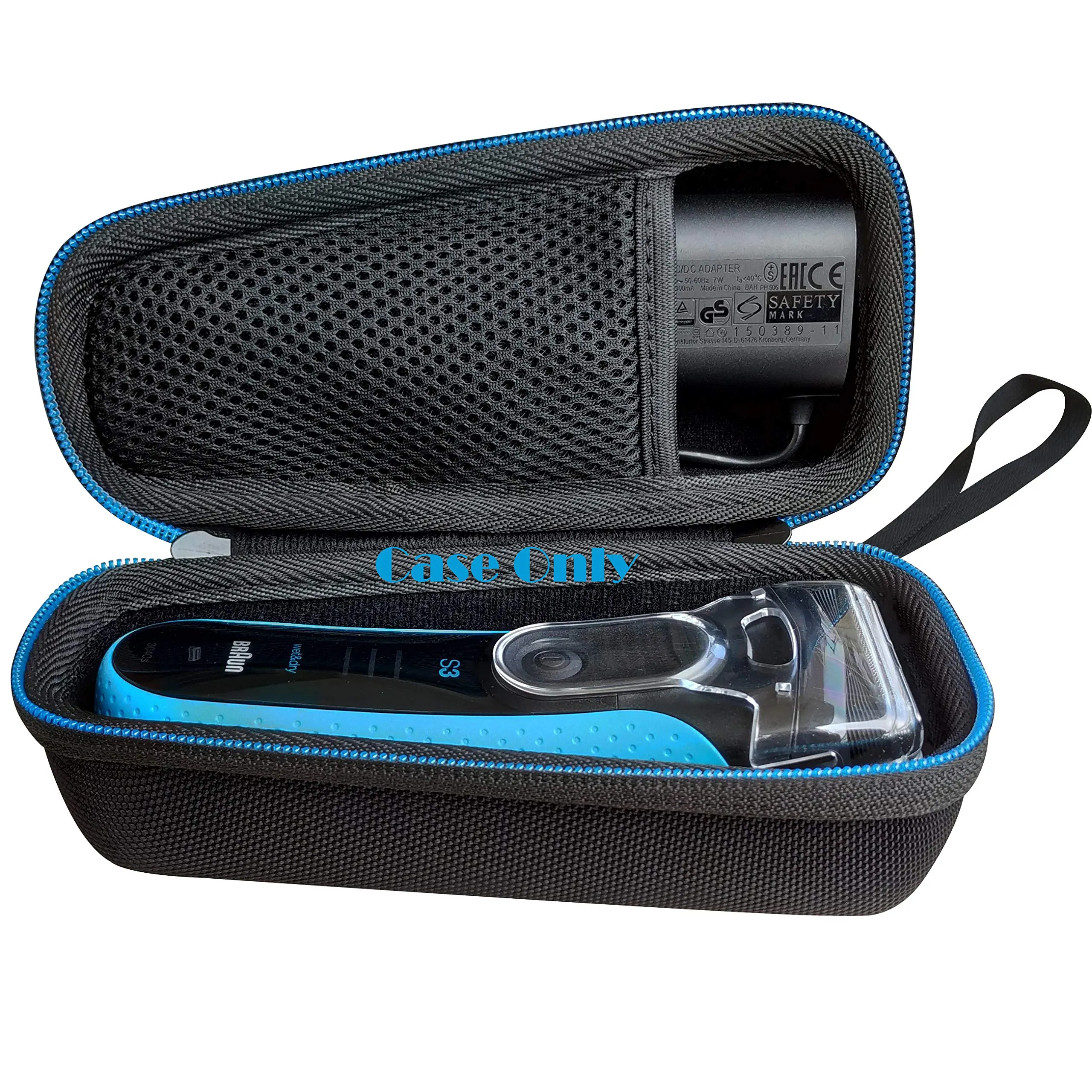 Bag for Braun Series 3 ProSkin 3040s Braun Series 5 51-B1000s etc. Braun Series 6 7 9 Electric Shaver Braun 300 ProSkin 3030s ProSkin 3020s Braun 3010BT Case Case Bags Carry Bag by LAVSS Black
