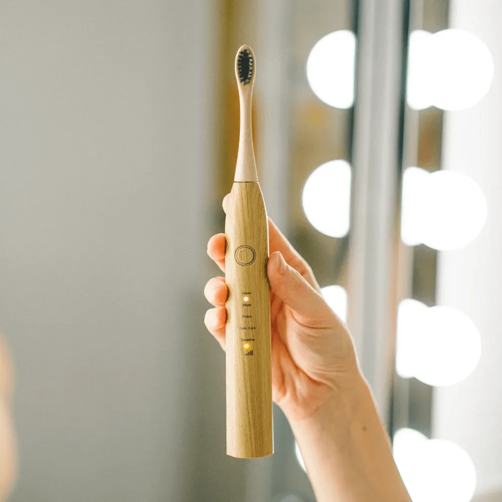 Bamboo Sonic Toothbrush | Eco-Friendly Sustainable Electric Toothbrush