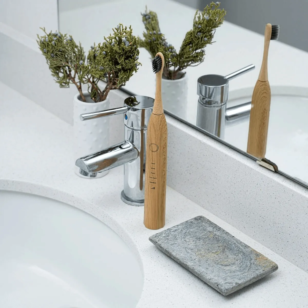Bamboo Sonic Toothbrush | Eco-Friendly Sustainable Electric Toothbrush