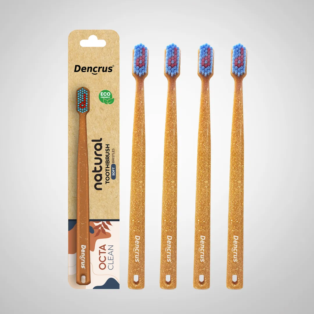 Bamboo Toothbrush OCTA CLEAN for Adult (Made from Bamboo Husk)