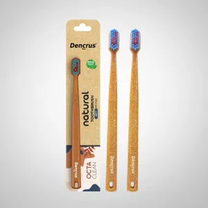 Bamboo Toothbrush OCTA CLEAN for Adult (Made from Bamboo Husk)