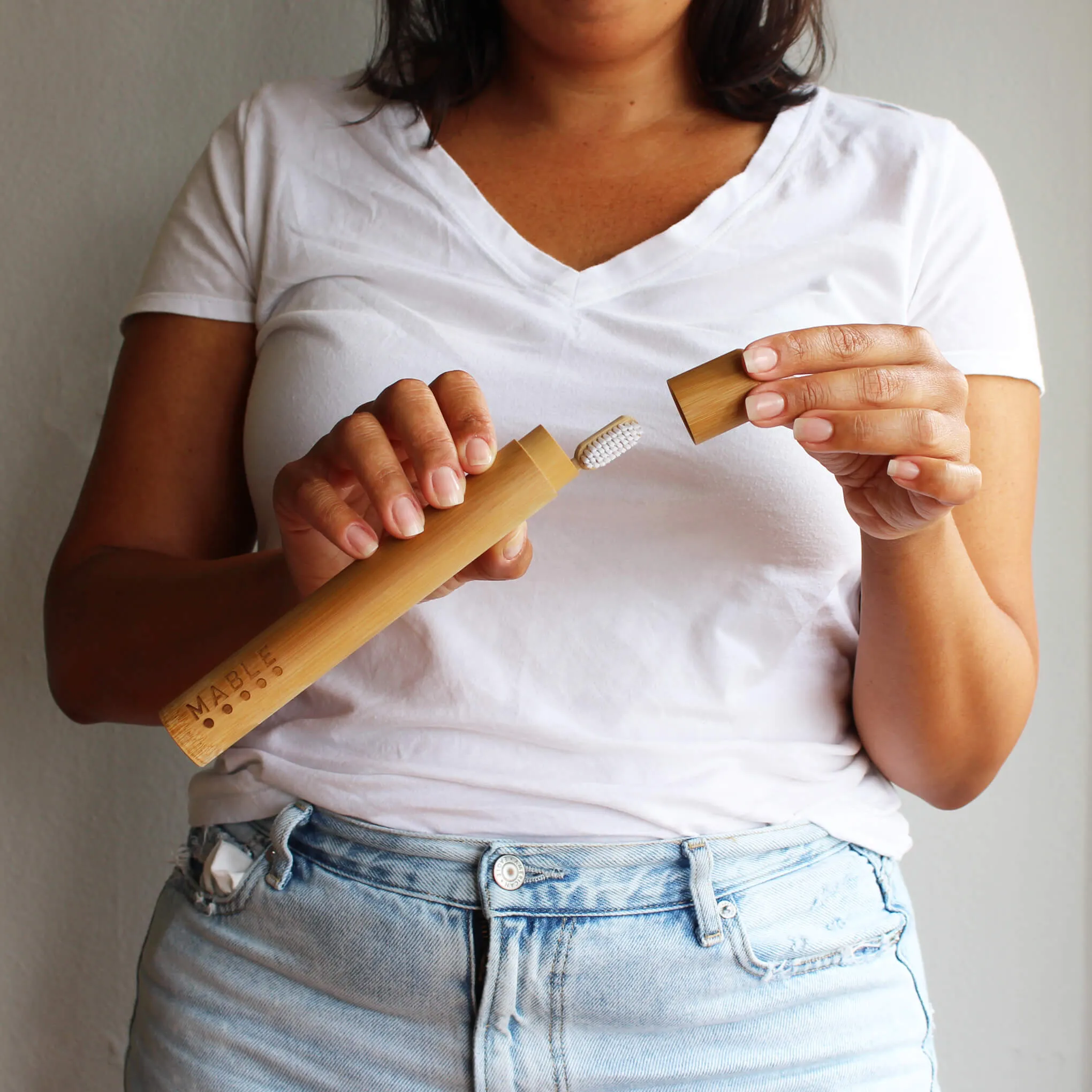 Bamboo Toothbrush Travel Case - Adult